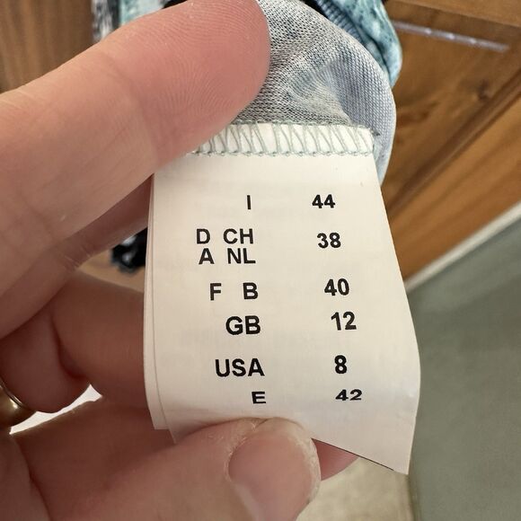 M by Missoni Dress Size 8 Colorful Knit Midi Sleeveless Stretchy Designer Artsy - Picture 4 of 7